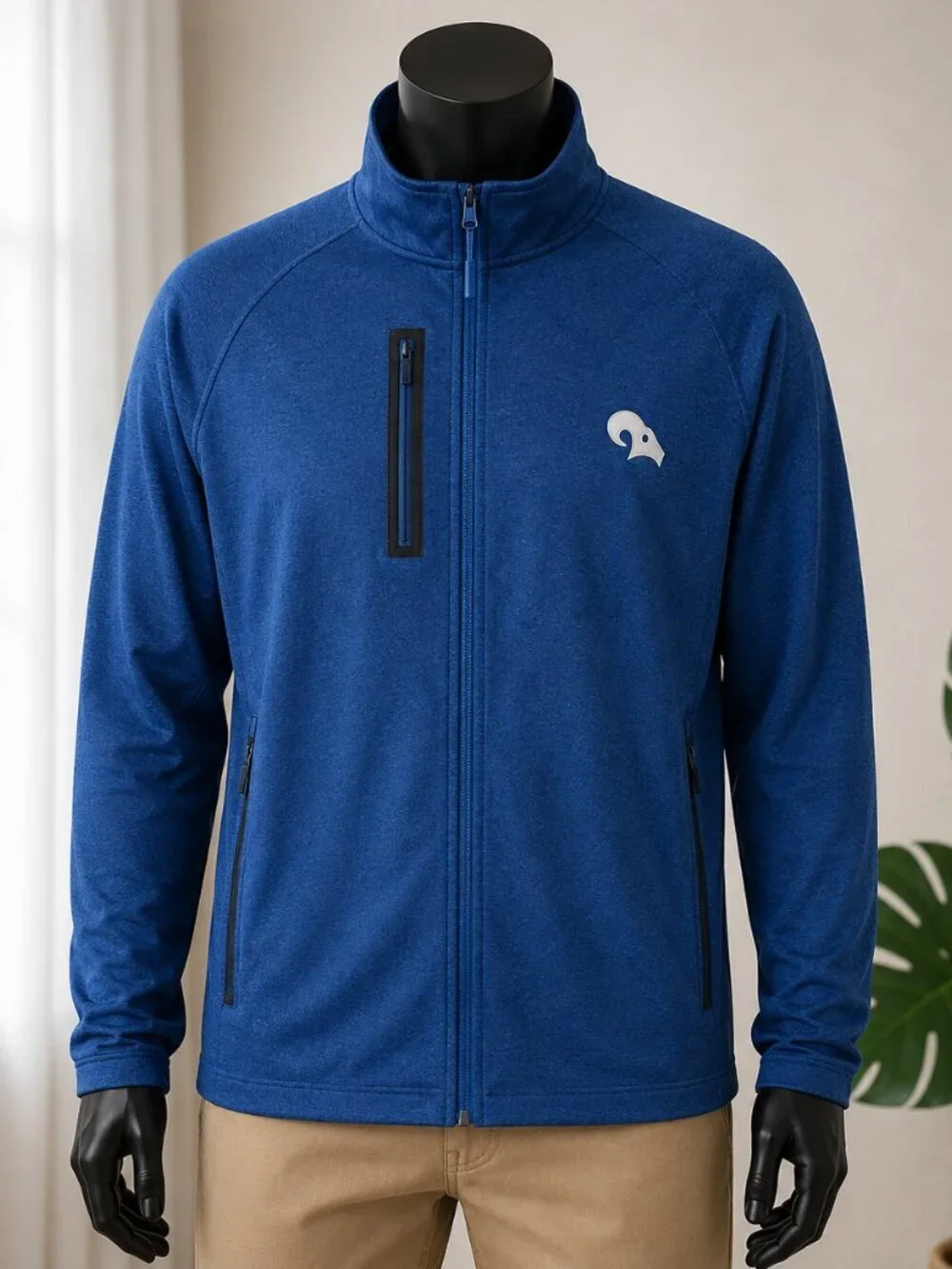 The North Face Men's Blue Full-Zip Jacket XL/TG